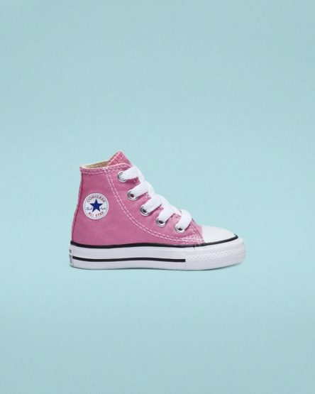 Girls' Converse Chuck Taylor All Star Classic High Top Shoes Pink | AU 63540S